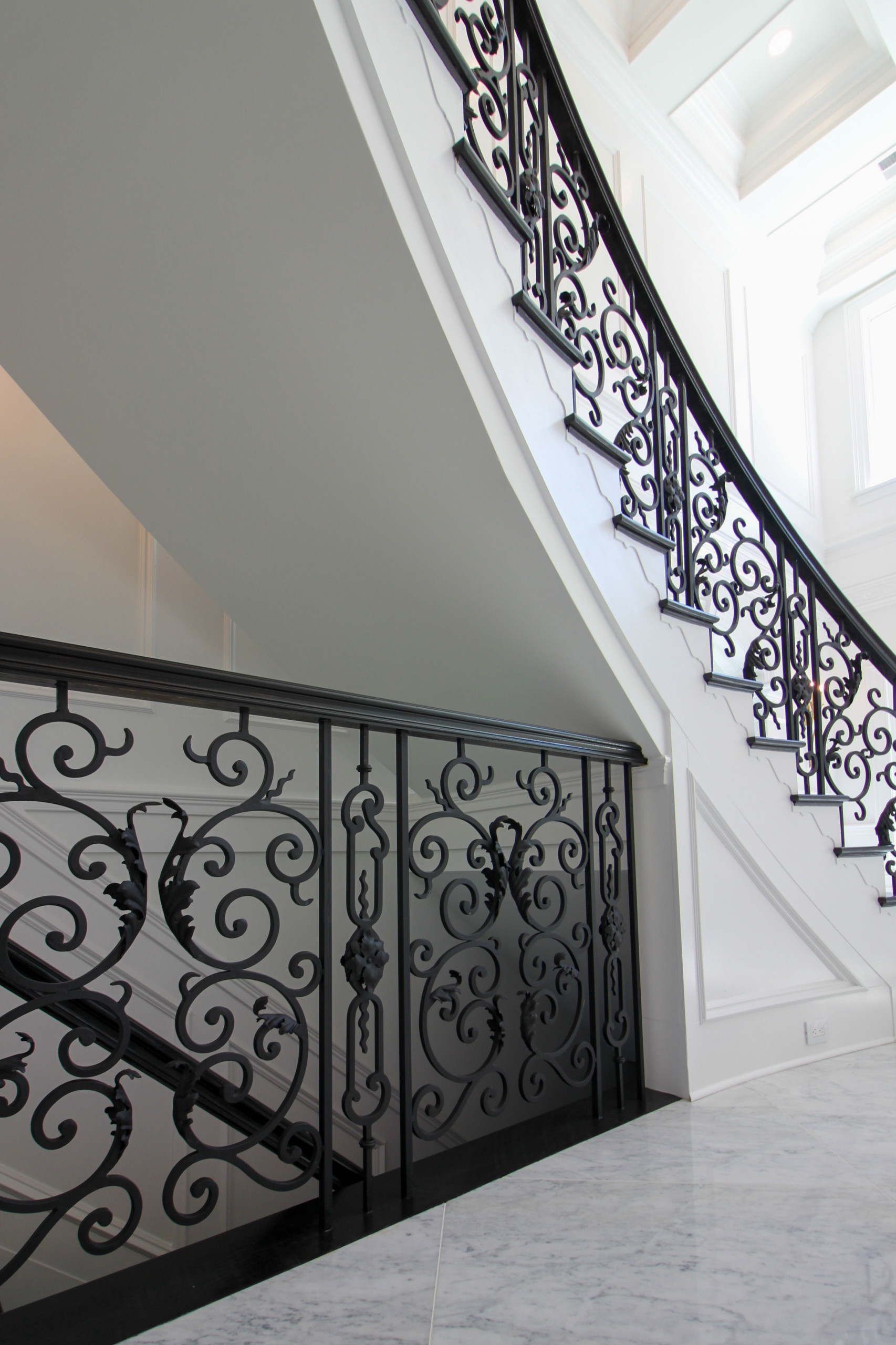 92_Grand Double Staircase in Exquisite Custom Home, Great Falls VA 22066