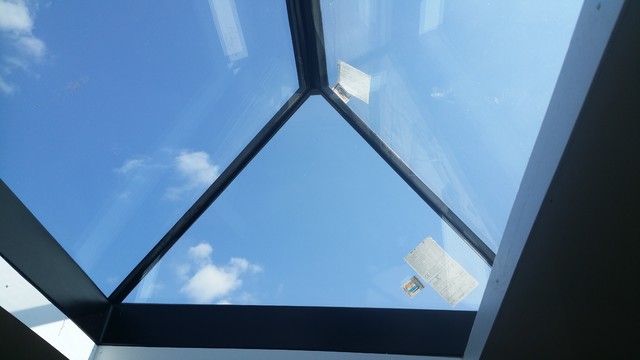 Lantern Skylight from within contemporary