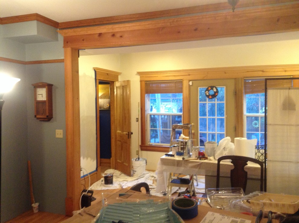 To paint wood trim or not...?