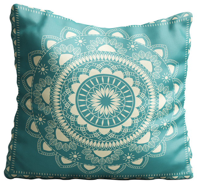 turquoise throw pillows