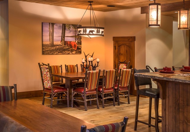Rustic Cabin esszimmer
