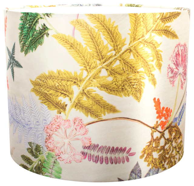 Now That's Something Silver Floral Lampshade For Pendant Light, Large