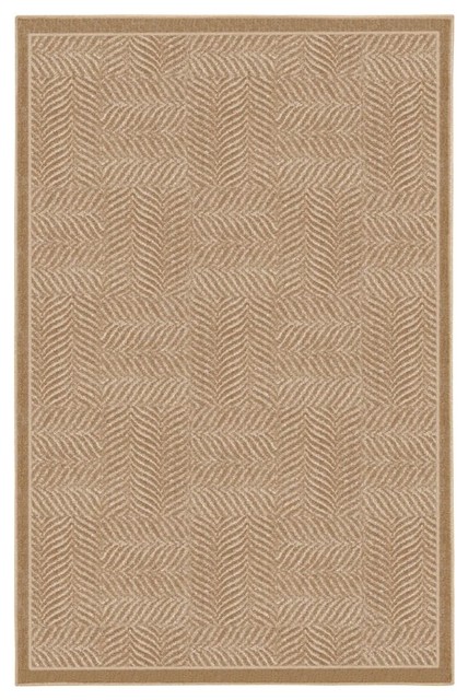 Tiger Patch Area Rug, Rectangle, Clay Beige, 5'x8'
