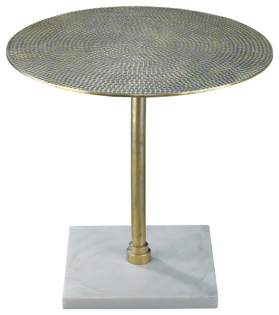 Jamie Young Nile Side Table In Antique Brass 20nile Stab