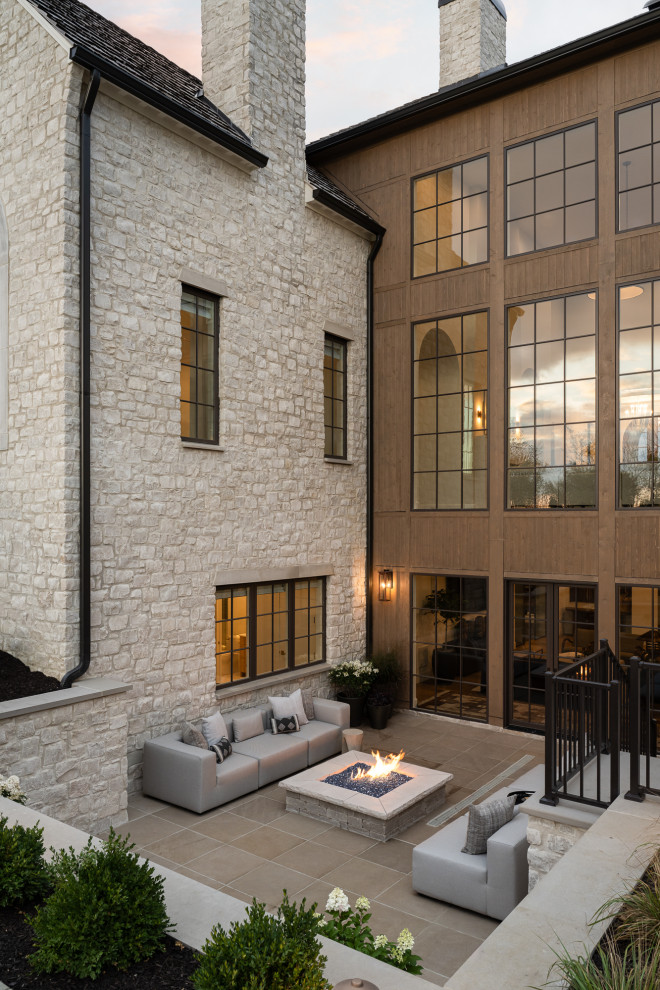 Patio - transitional patio idea