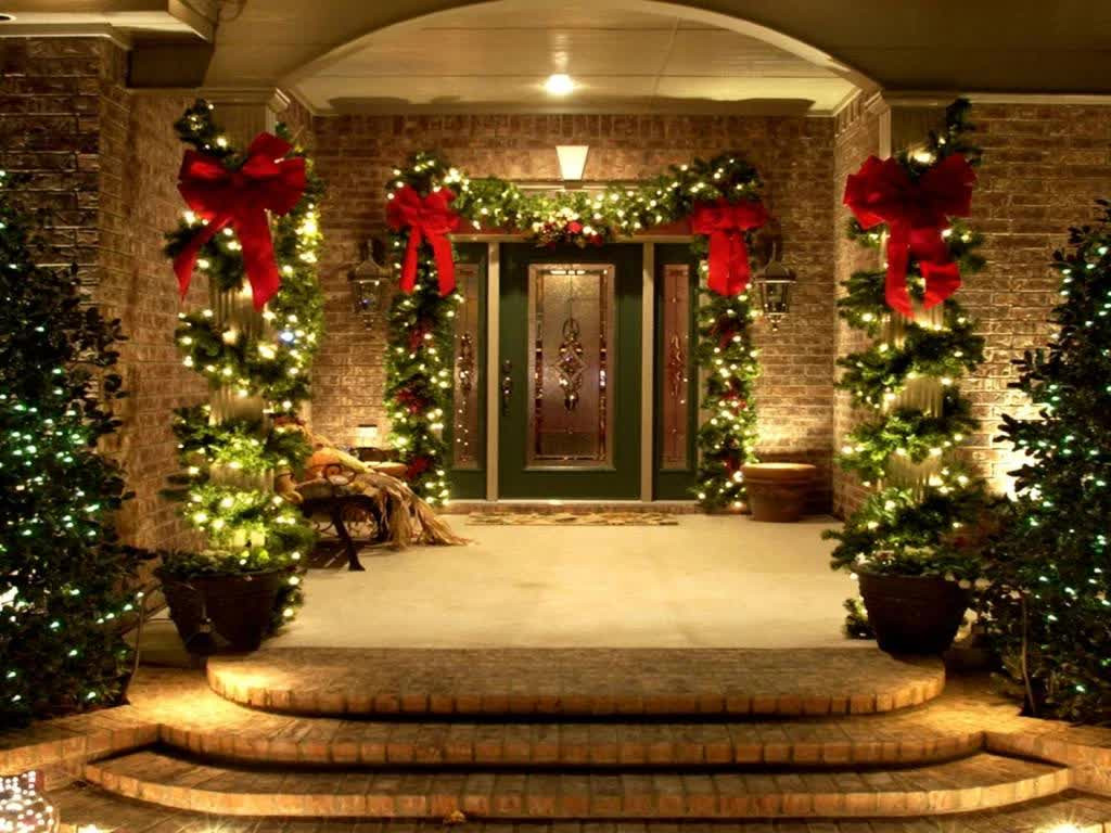 Front Door to Customers Home for Holidays by Peter Atkins and Associates