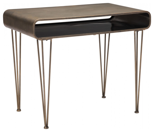 Modern Retro Gold Desk Midcentury Desks And Hutches by UStradeENT