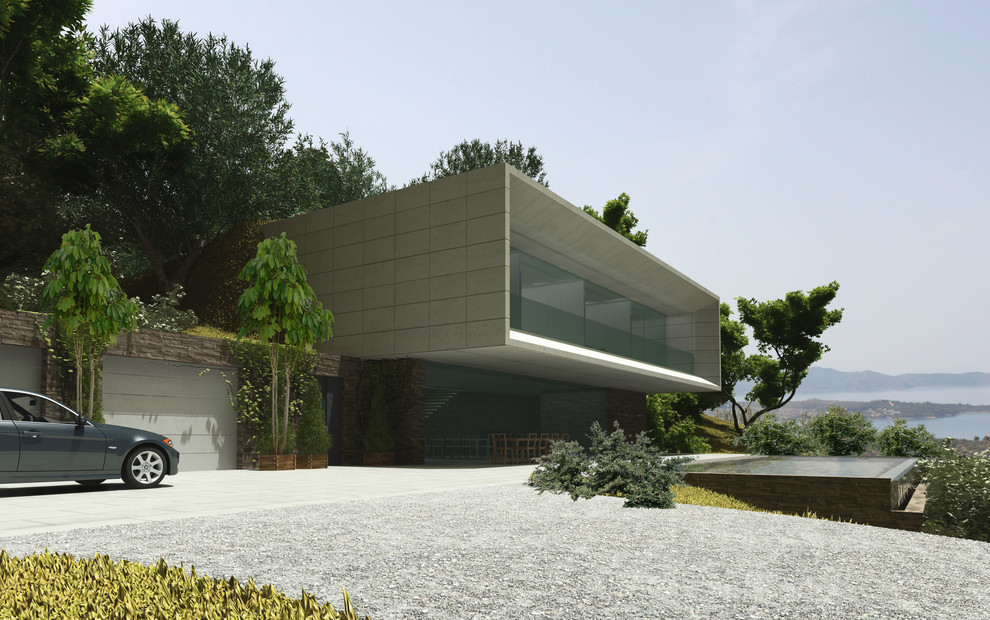 Дом на склоне