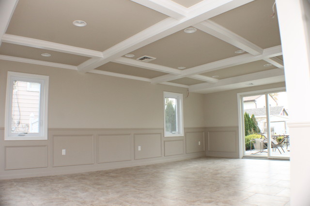 Coffered Ceilings Wainscot Transitional Newark By Fiducia