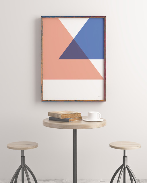 Liam Roberts Geometric Prints contemporary-vardagsrum