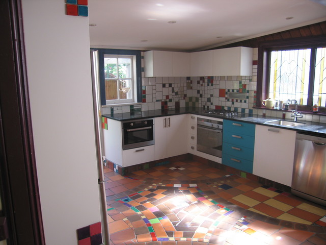 Tiled Kitchen Splashback koekken