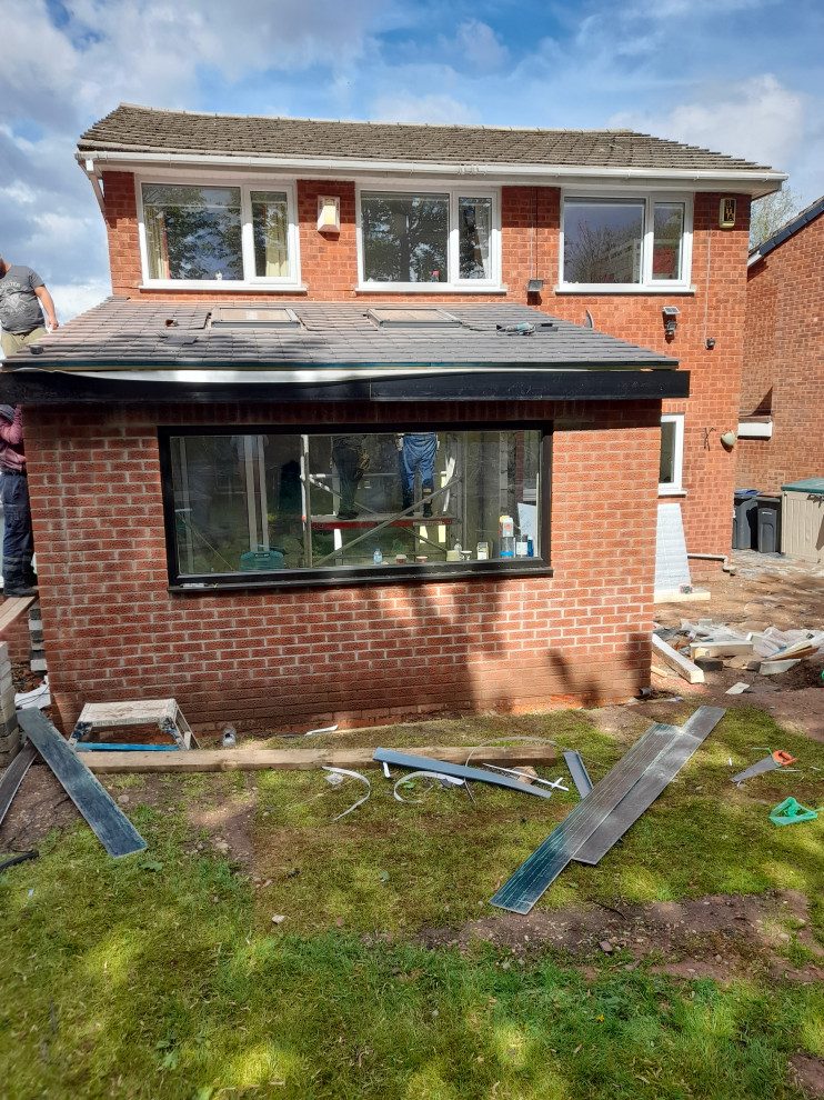 New extension with 3m picture frame glass window