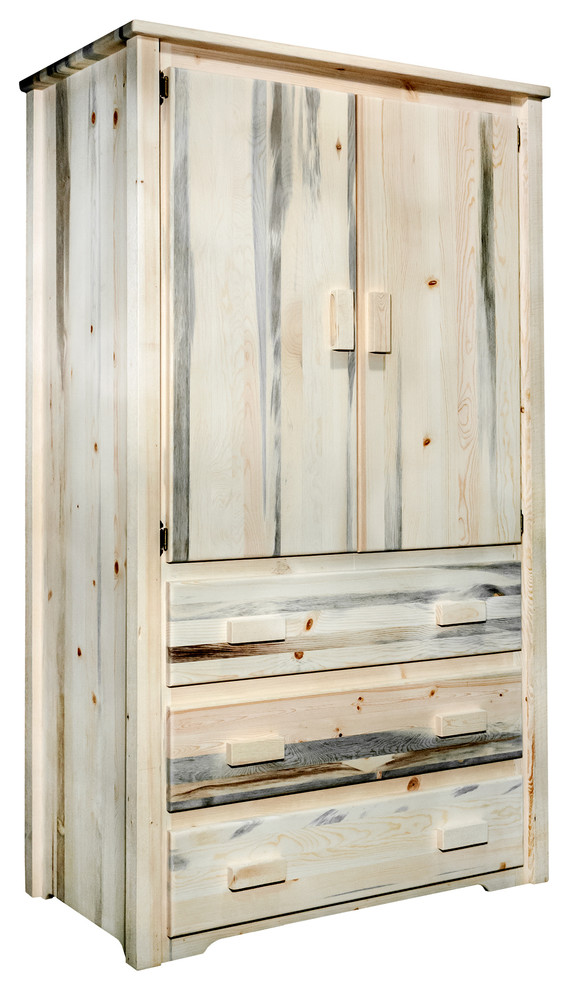 Homestead Collection Armoirewardrobe Rustic Armoires And Wardrobes By Montana Woodworks