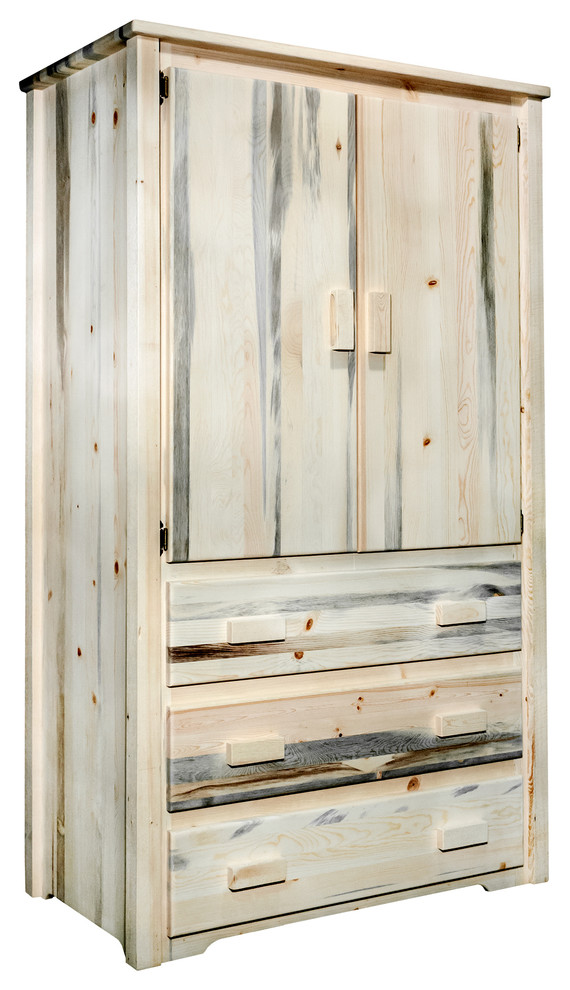 Homestead Collection Armoire Wardrobe Rustic Armoires And
