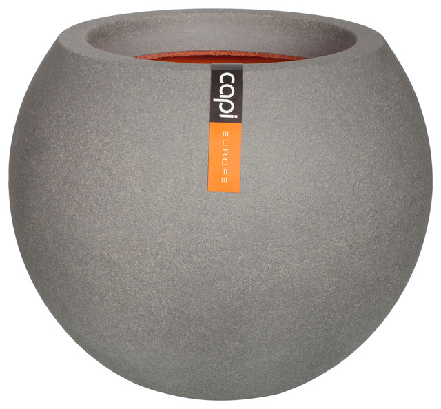 Tutch Round Plant Pot, Grey, Large