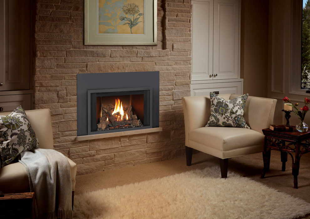 430 Gas Fireplace Insert Transitional Living Room Seattle By Lopi