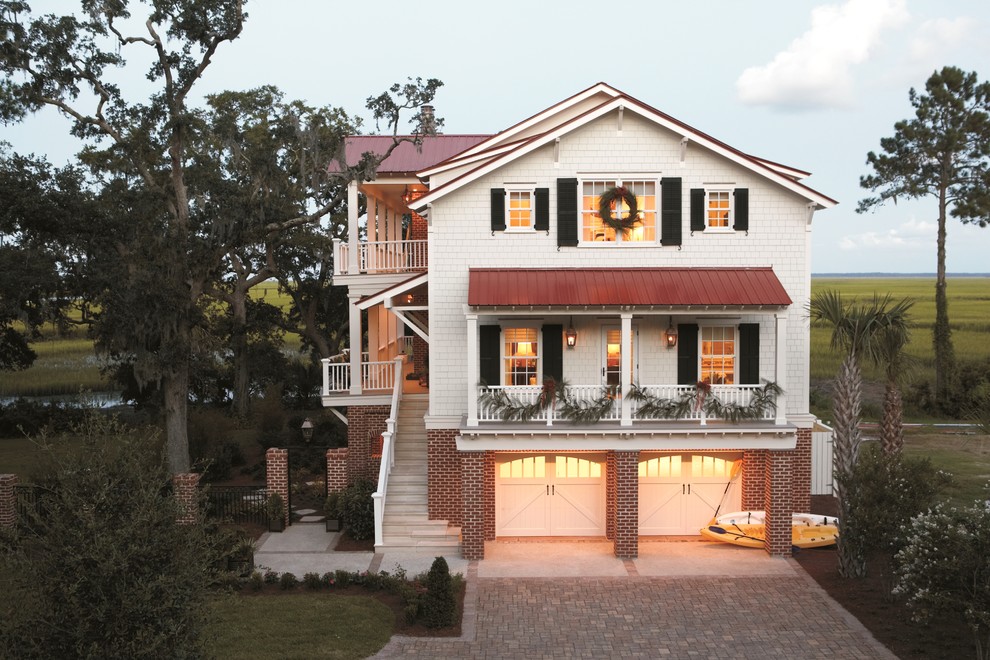 Inspiration for an eclectic exterior in Atlanta.