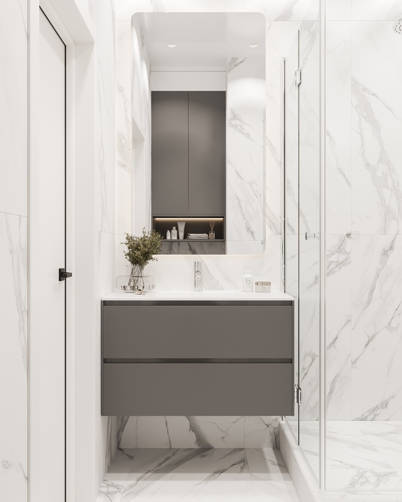 white с террасой