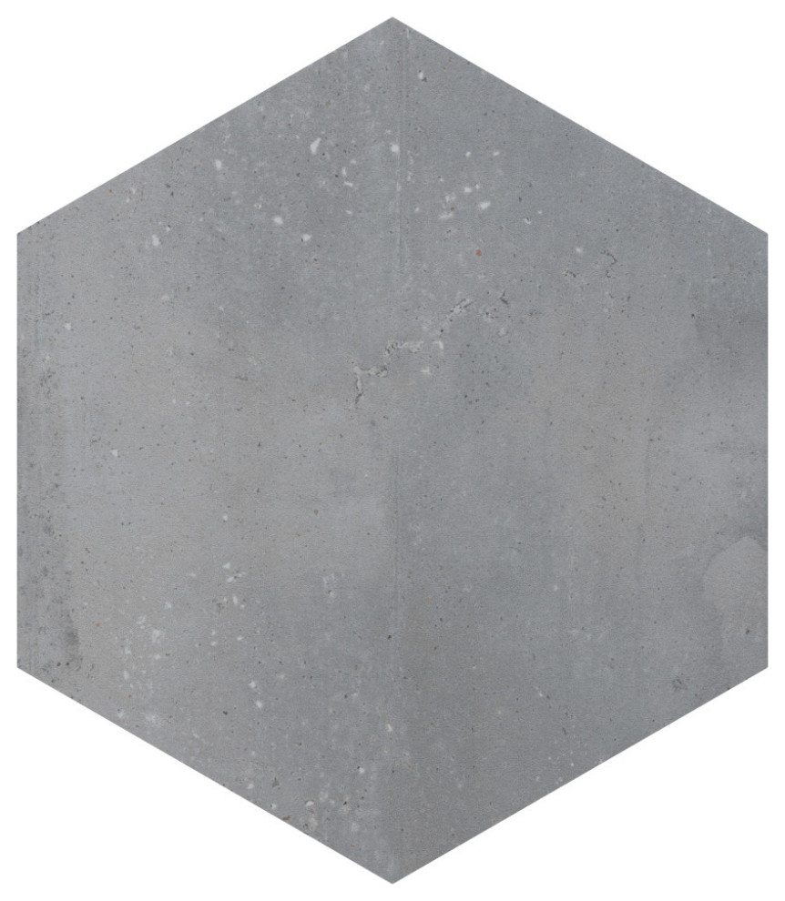 Recycle Hex Porcelain Floor and Wall Tile Contemporary Wall And