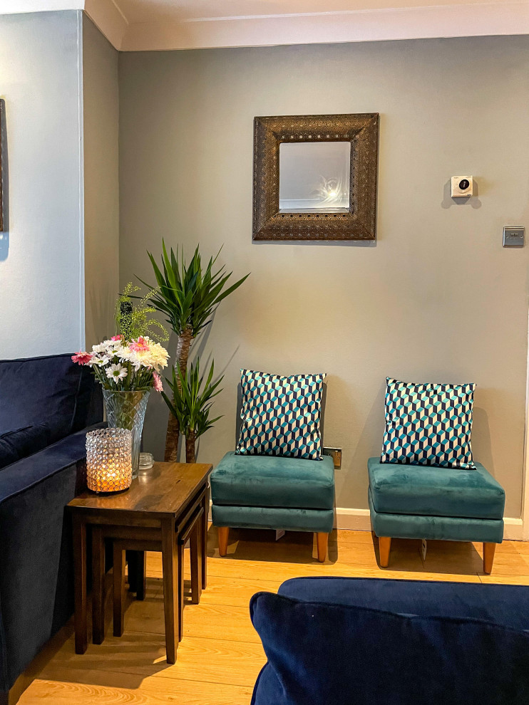 Indian inspired cozy Living room