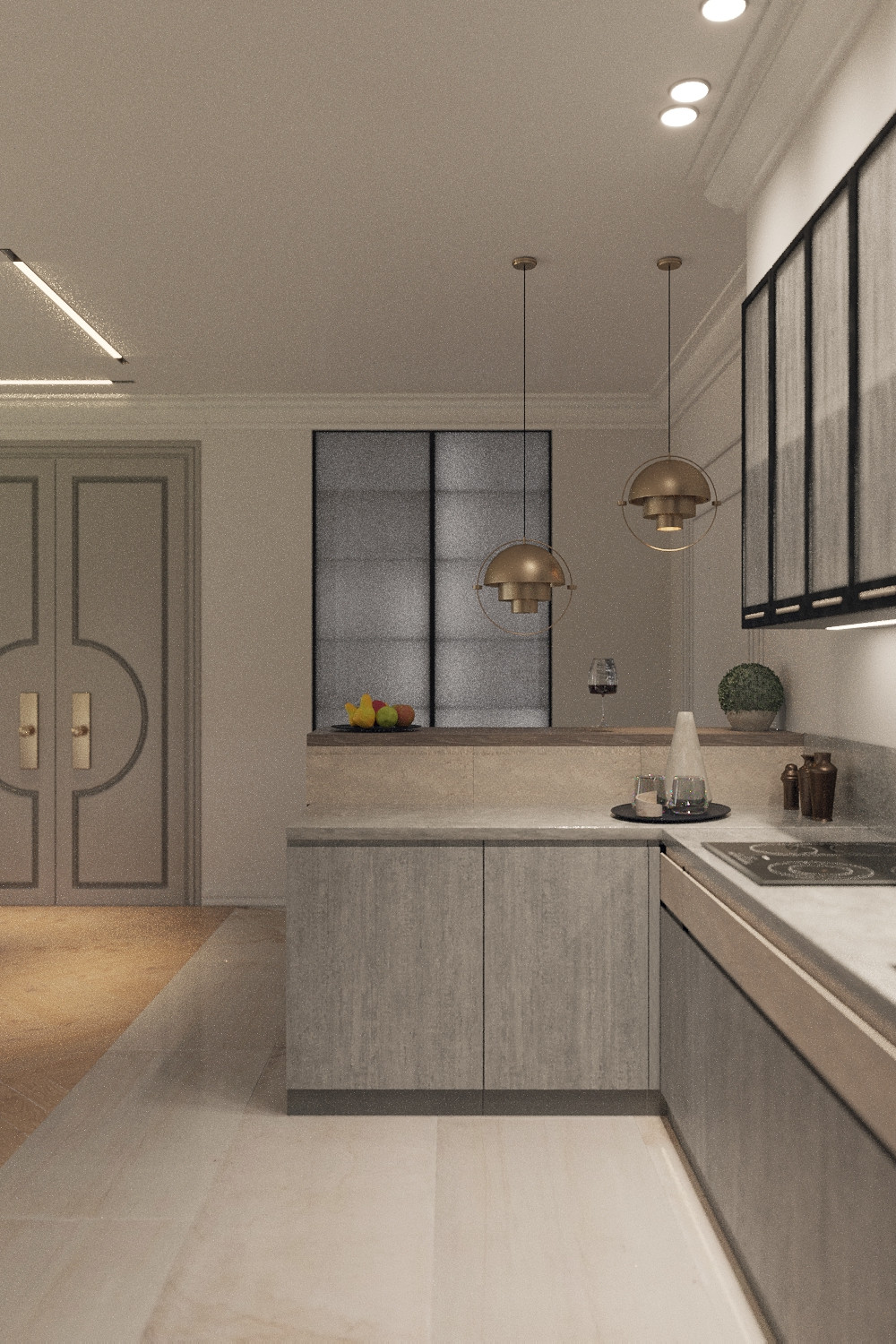 Кухня-гостинная