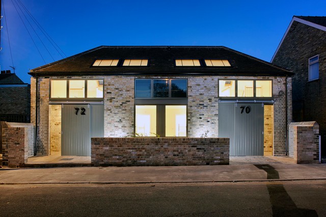 Garage conversion, Abbey Road industrial-exterior