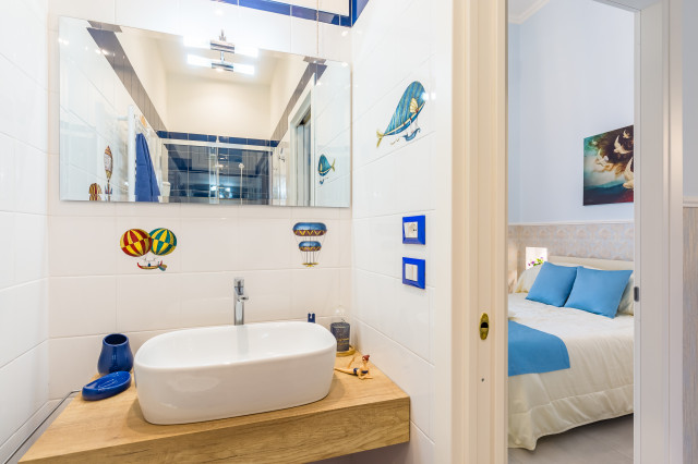 Casa Parravano mid-century-badezimmer