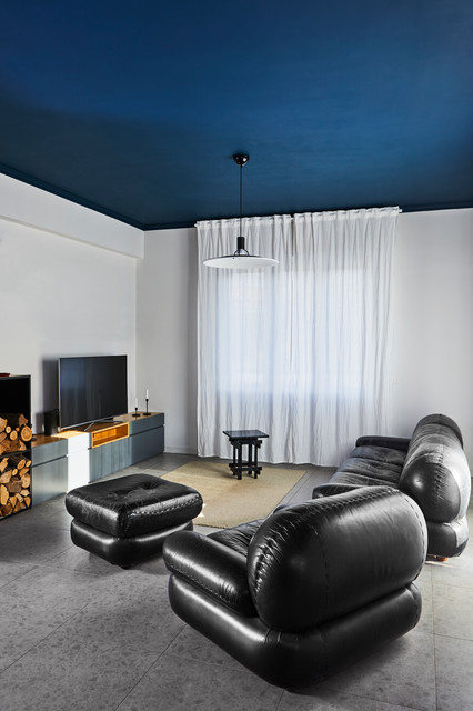 Openspace living room contemporary-vardagsrum