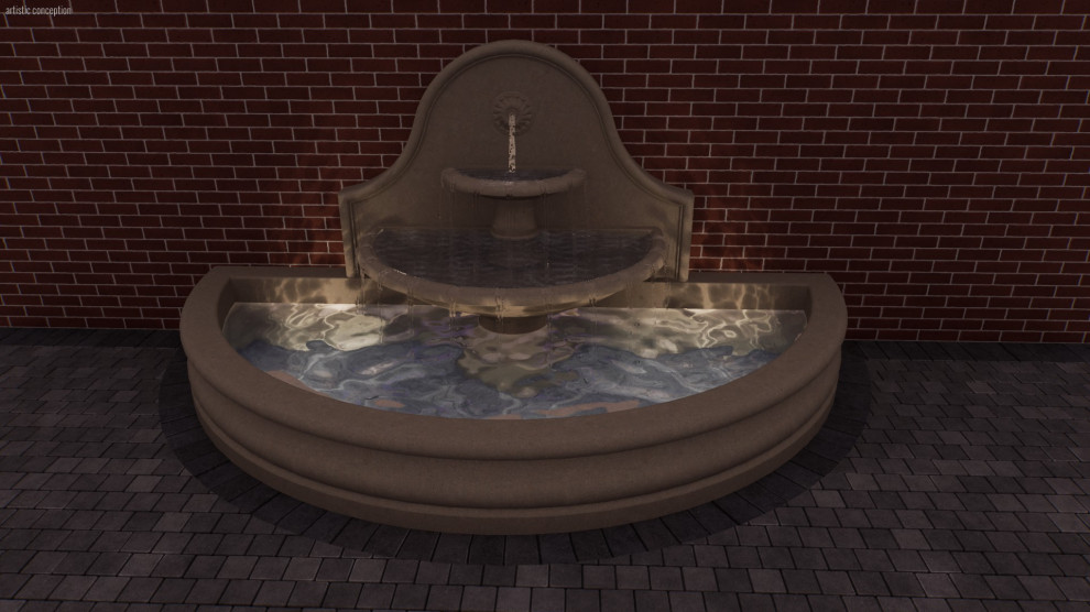 Custom Wall Fountain Design