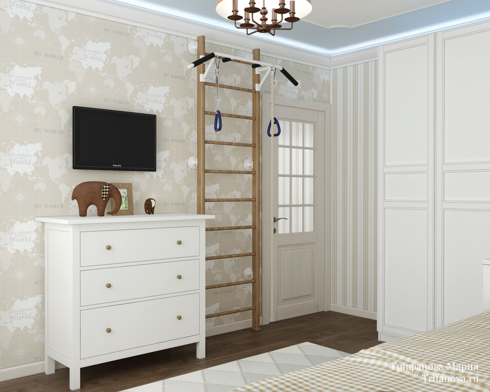 Дизайн интерьера трехкомнатной квартиры 80 м² в Марфино