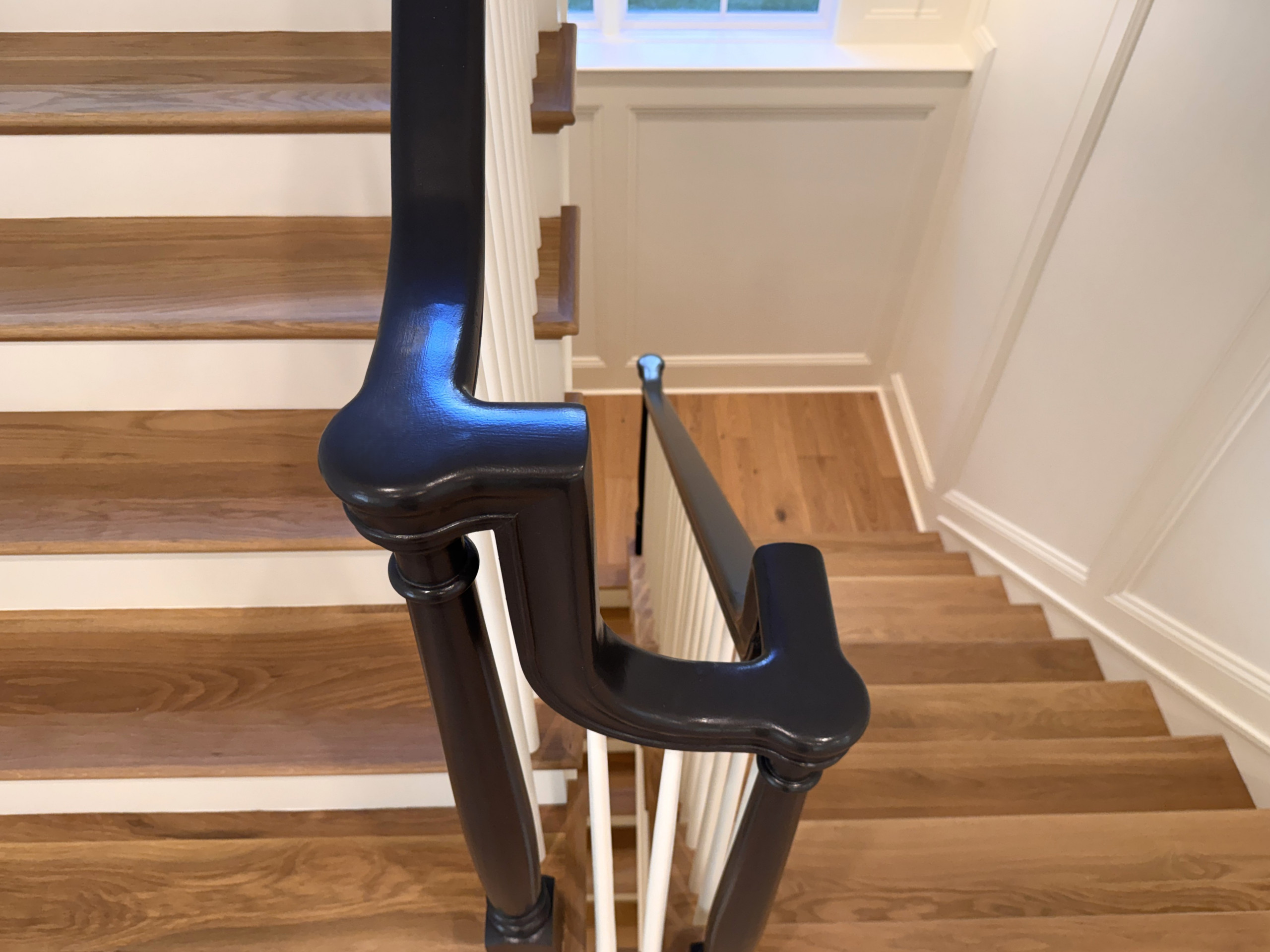 Project #160 | Traditional Box Stair with Gooseneck Handrail