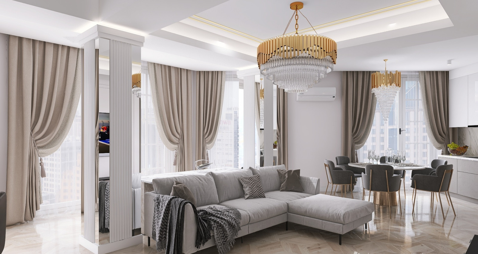 Дизайн квартиры 98 м. кв.