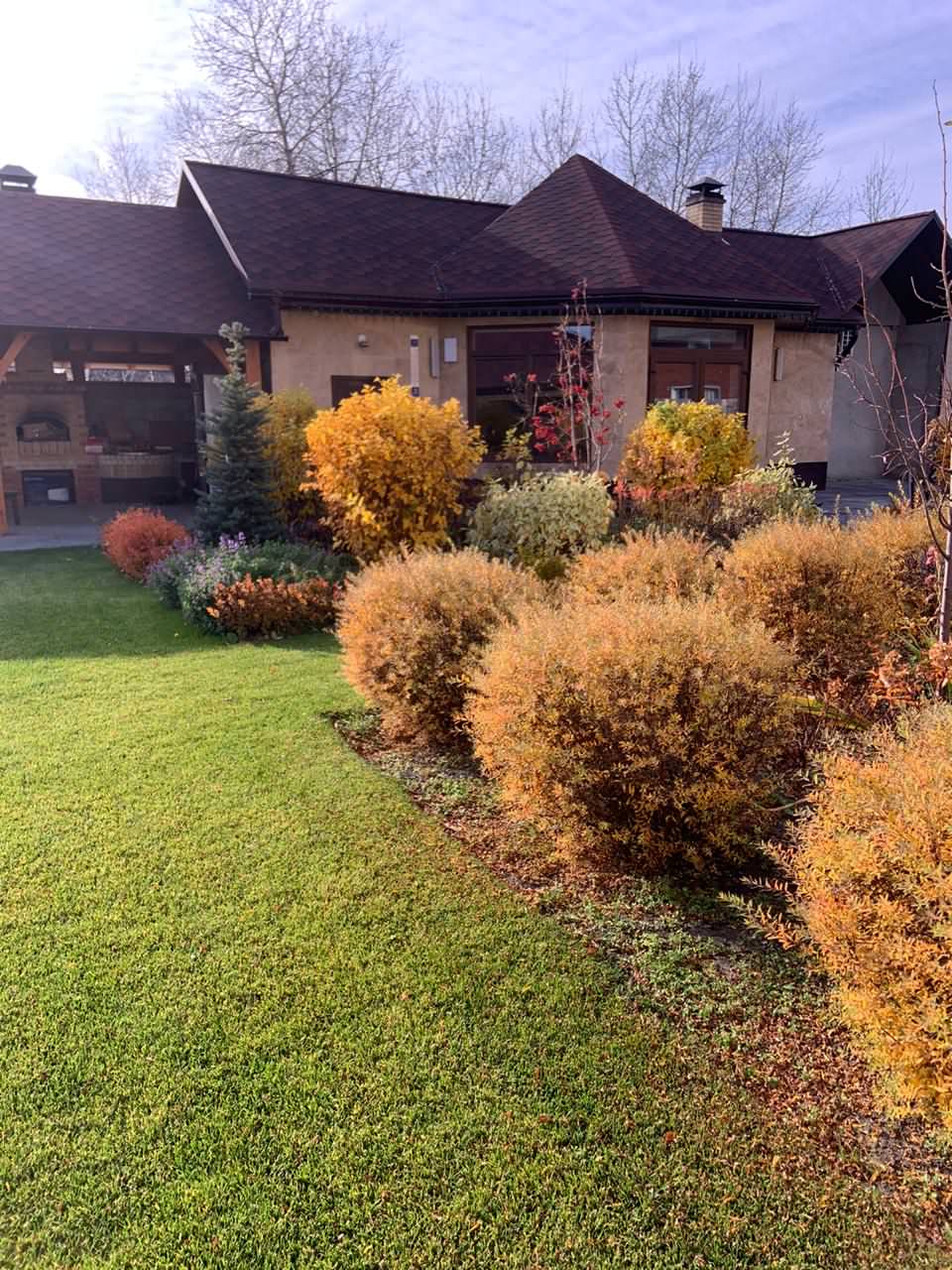 Осень в полосатом саду.