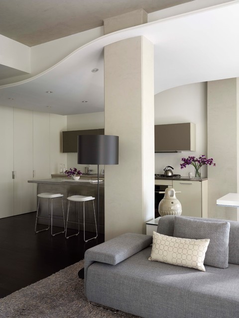 High Line moderno-cocina