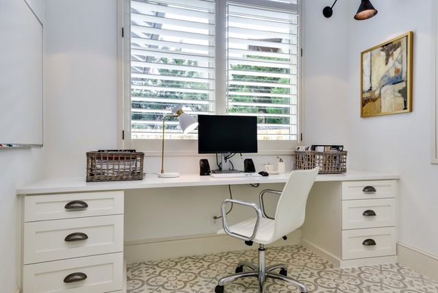 Spanish Oaks transitional-home-office