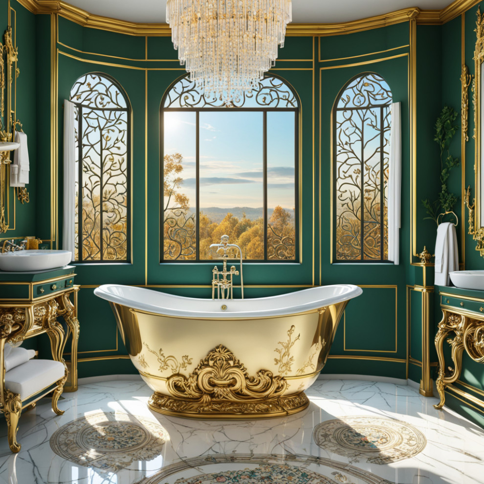 Ванная комната созданная ИИ