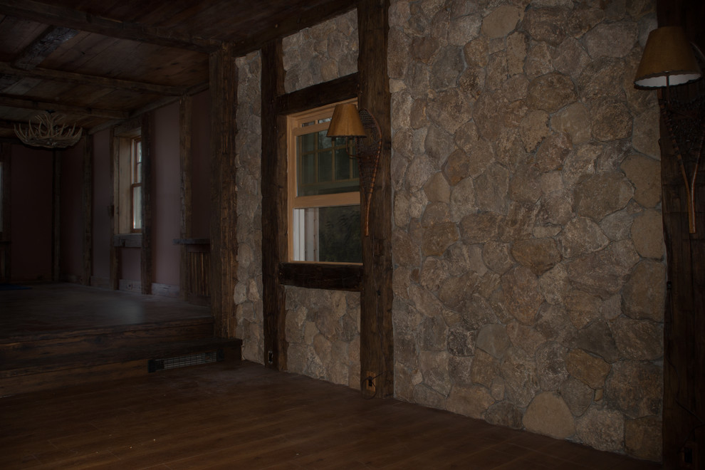 Interior remodeling with reclaimed lumber