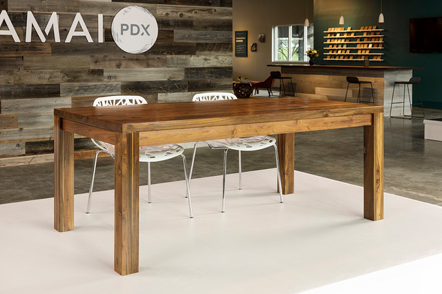 Reclaimed Wood Furniture From Terramai Pdx Farmhouse Dining