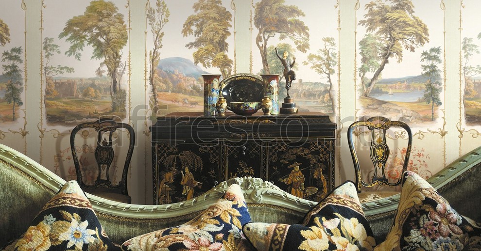 Фрески и фотообои в интерьере