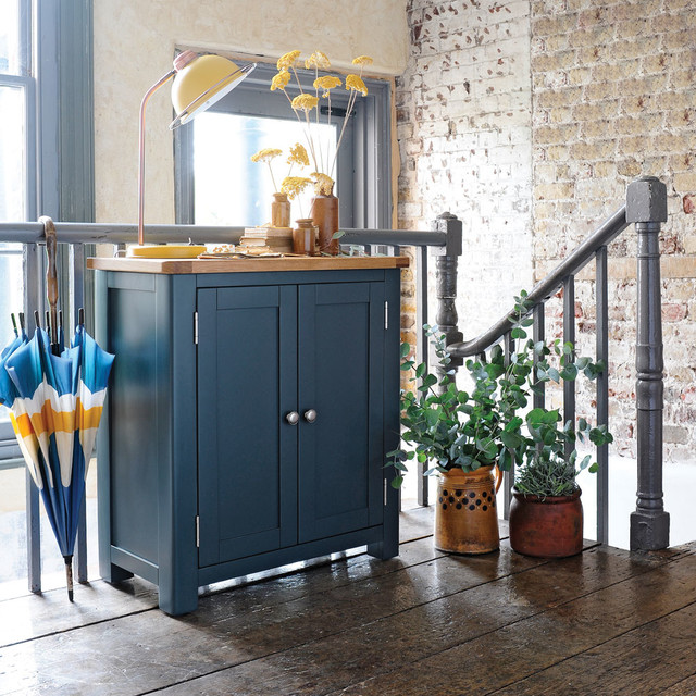 Westcote Blue Cupboard lantlig-vardagsrum
