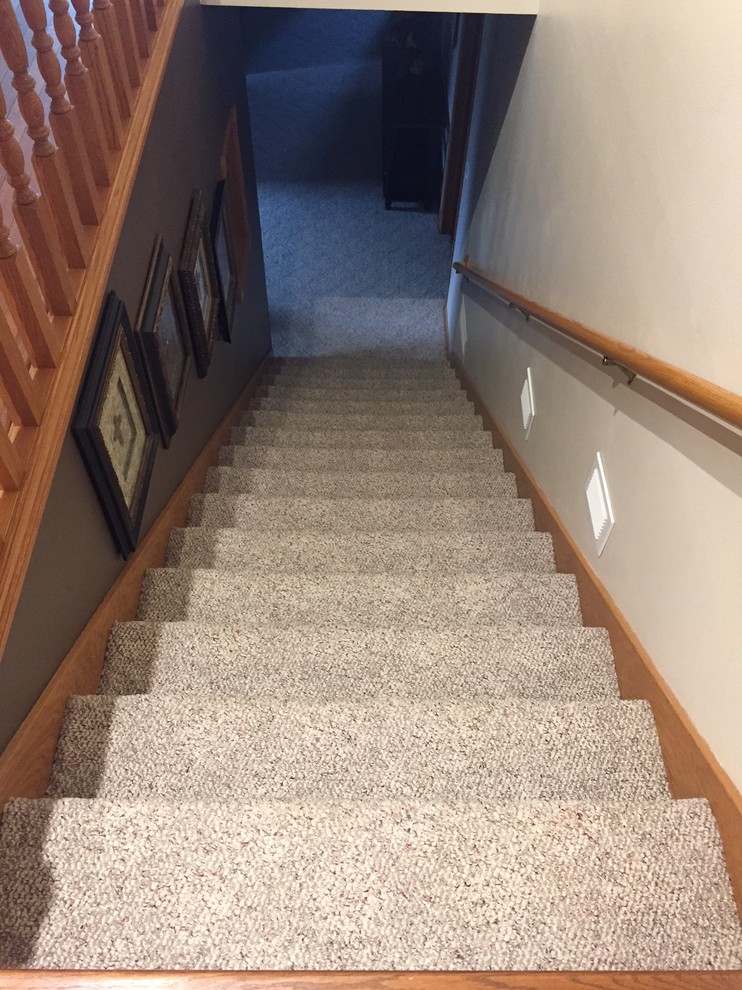 Stairsberber before and LVT after