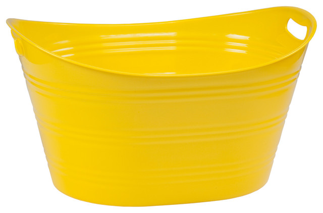 Large Party Beverage Tub Yellow