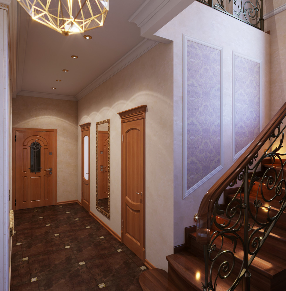 Интерьер бревенчатого дома