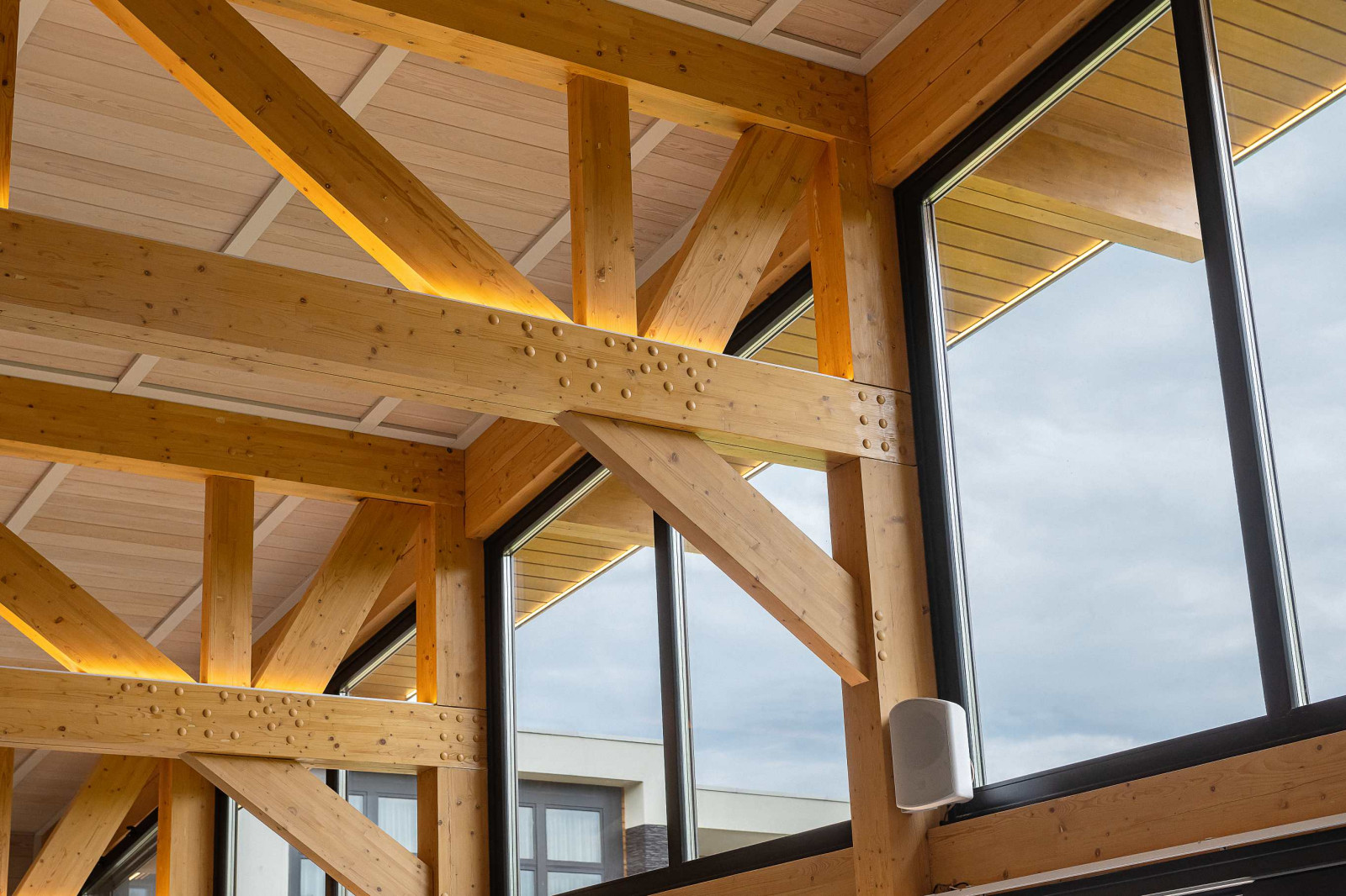 Бассейн и СПА комплекс по технологии фахверк