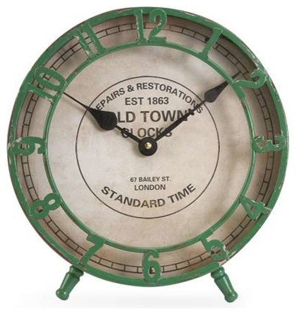 Avari Green Table Clock