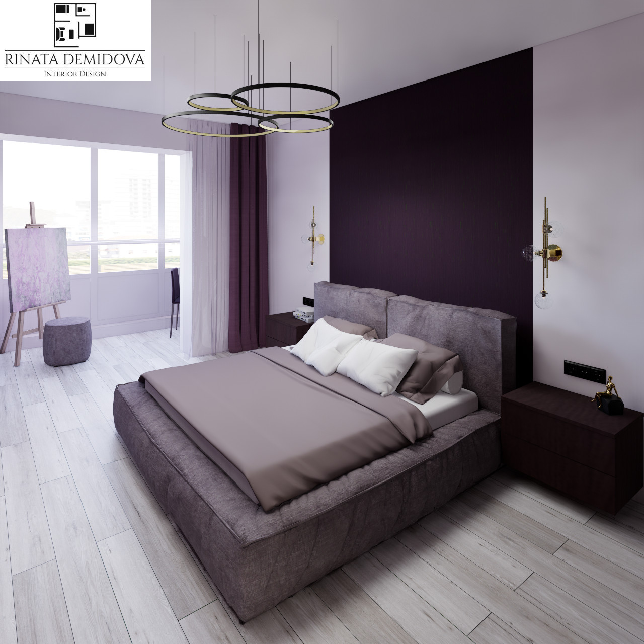 Минималистичная спальня