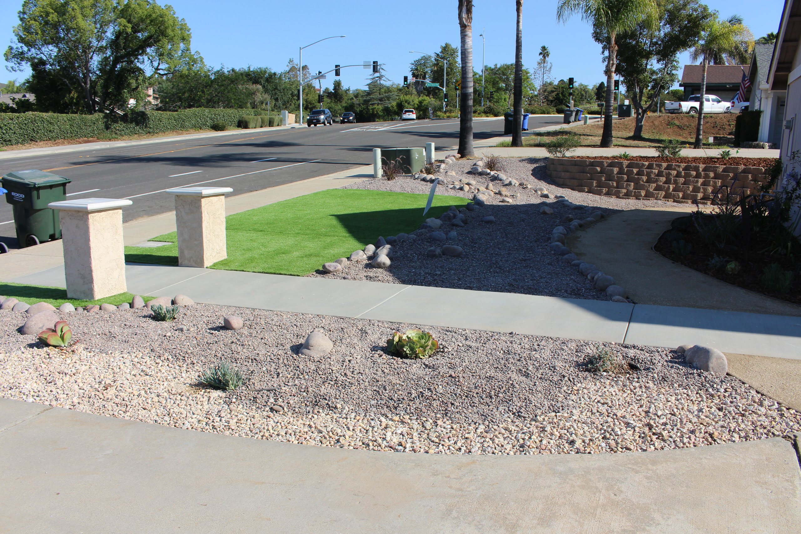 Stone Retaining Wall