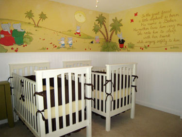 Design ideas for a classic nursery in Denver.