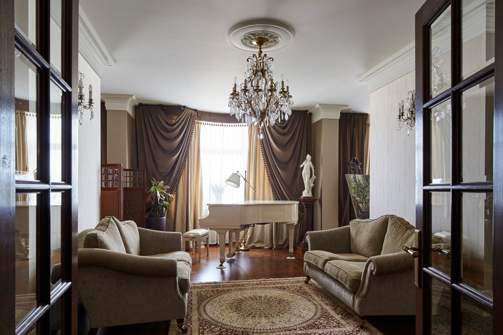 Музыкальная зона гостиной