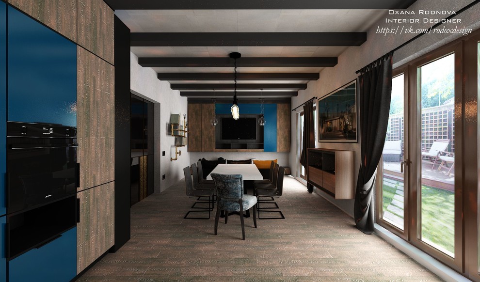 Кухня-студия in LOFT STYLE